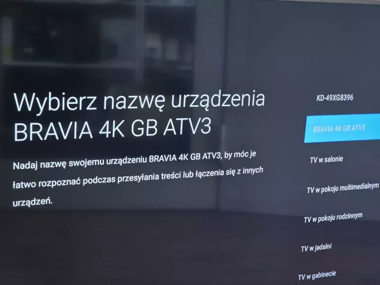 TELEWIZOR SONY BRAVIA 49" 49XG8396 4K + ZASTĘPCZY PILOT