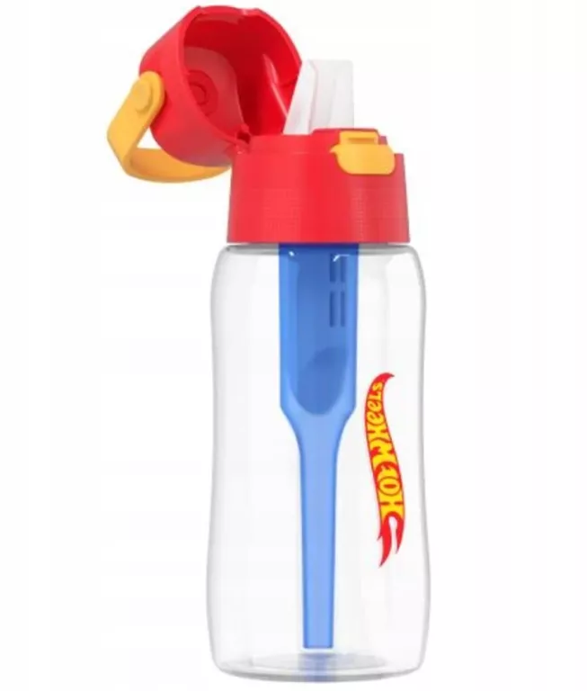 BUTELKA FILTRUJĄCA DLA DZIECI DAFI SOLID 500 ML HOT WHEELS PRZEZROCZYSTA