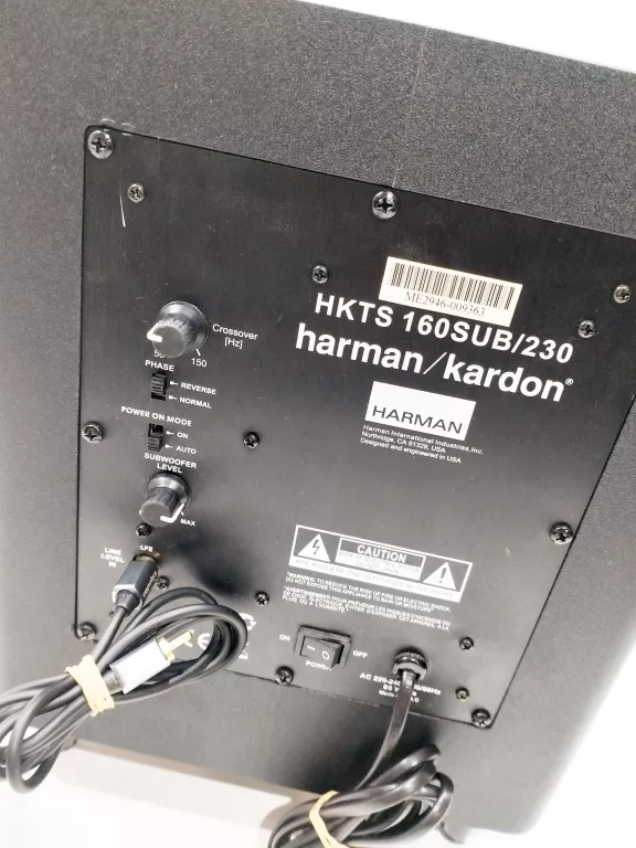 AKTYWNY SUBWOOFER HARMAN KARDON HKTS 160SUB/230