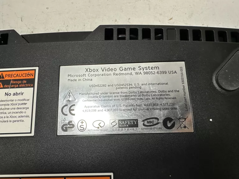 KONSOLA XBOX 1-GEN + PAD + OKABLOWANIE