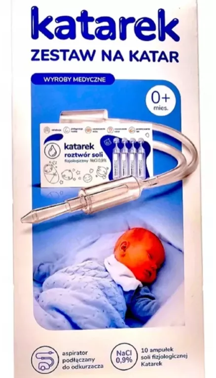 KATAREK ASPIRATOR KATARU ZESTAW NA KATAR DLA DZIECI