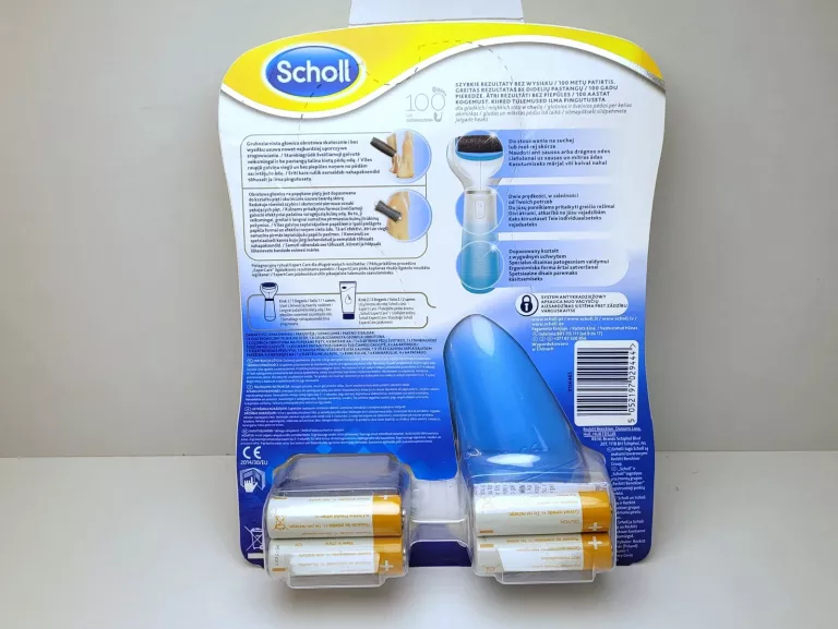 SCHOLL VELVET SMOOTH ELEKTRYCZNY PILNIK DO STÓP Z KRYSZTAŁKAMI DIAMENTÓW
