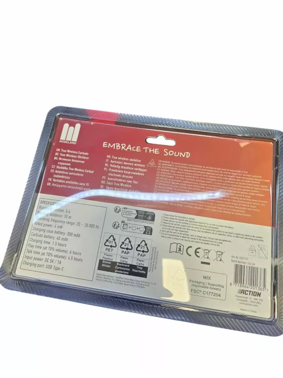SŁUCHAWSKI EARBUDS RE500 CZARNE