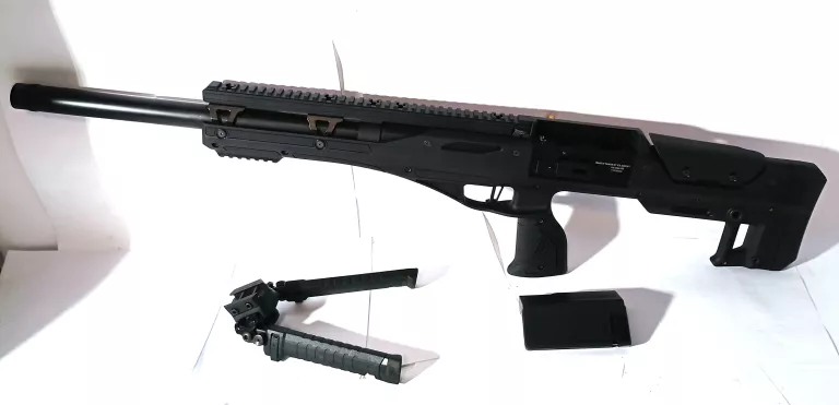 KARABIN SPRĘŻYNOWY ICS TOMAHAWK BLACK + DWÓJNÓG + MAGAZYNEK