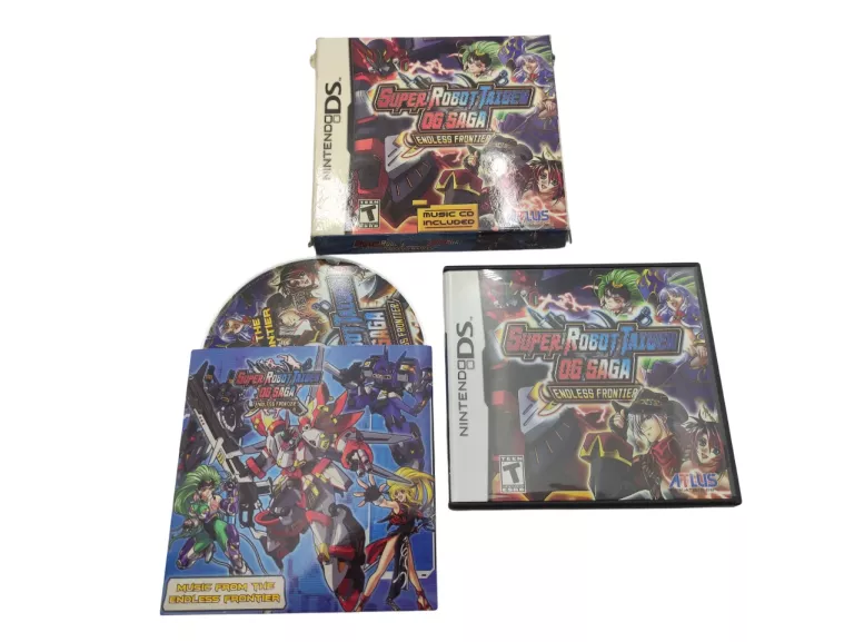 GRA NINTENDO DS SUPER ROBOT TAISEN OG SAGA ENDLESS FRONTIER + MUSIC CD