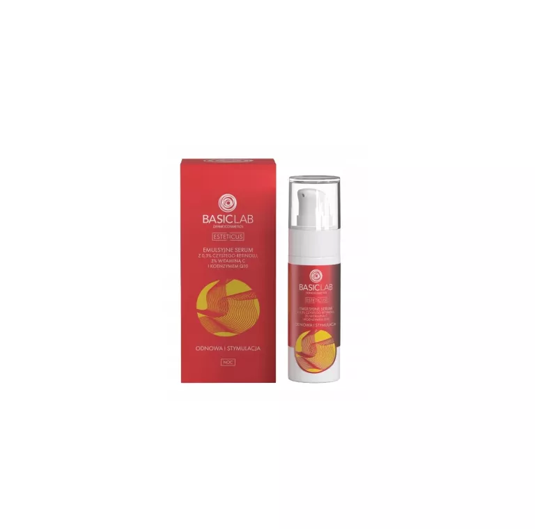 BASICLAB SERUM RETINOL 0,3% PRZECIWZMARSZCZKOWE NAWILŻAJĄCE EFEKTY
