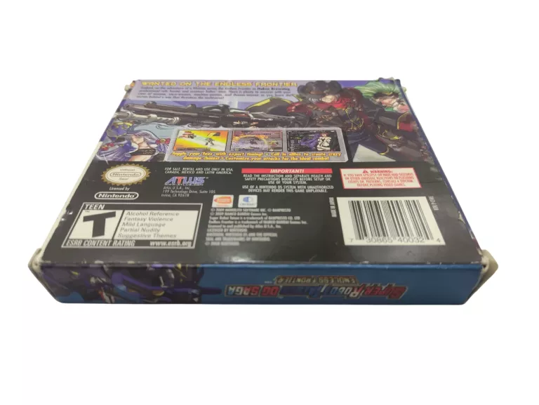 GRA NINTENDO DS SUPER ROBOT TAISEN OG SAGA ENDLESS FRONTIER + MUSIC CD