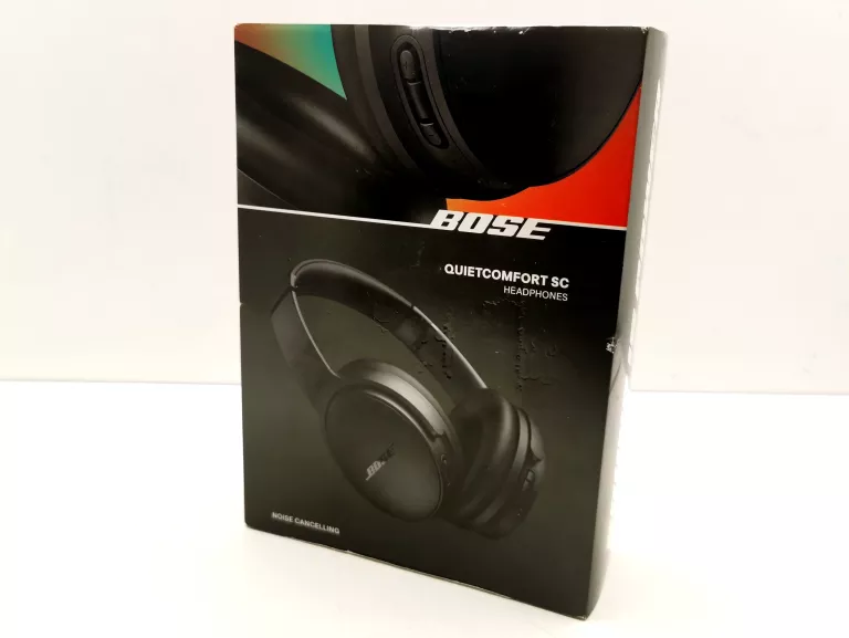 SŁUCHAWKI NAUSZNE BEZPRZEWODOWE BOSE QUIETCOMFORT SC BLUETOOTH CZARNE