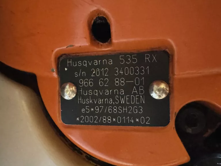 KOSA SPALINOWA HUSQVARNA 535 RX 34,6 CM3 2,2KM 2012R