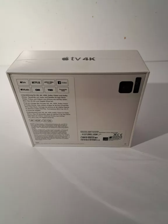 APPLE TV 4K A1842 32 GB ODTWARZACZ MULTIMEDIALNY WI-FI NIEOTWIERANY