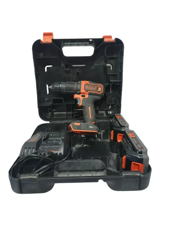 BLACK DECKER BDCHD18 WIERTARKO-WKRĘTARKA 18V 2 X AKUMULATOR