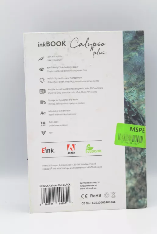 CZYTNIK EBOOKÓW INKBOOK CALYPSO PLUS BLACK