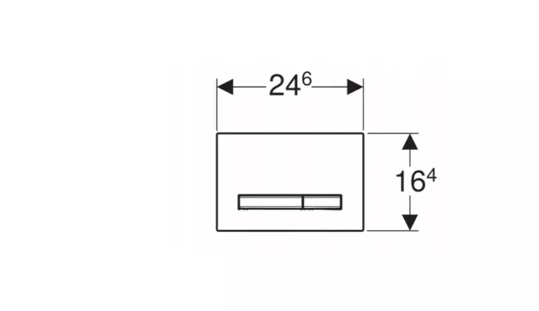GEBERIT PRZYCISK SIGMA50 CHROM SZCZOTKOWANY 115.788.GH.2