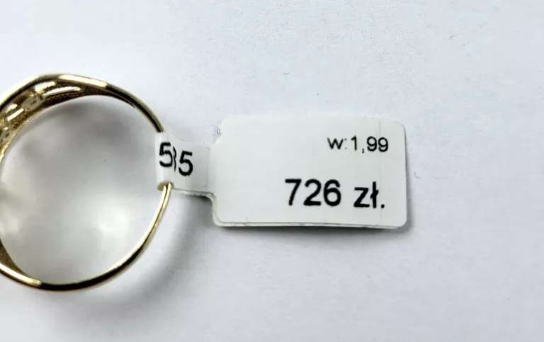 ZŁOTY PIERŚCIONEK 1,99G 585