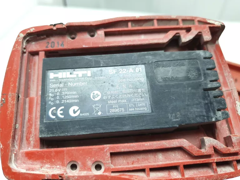 WKRĘTARKA HILTI SF 22-A+BATERIA
