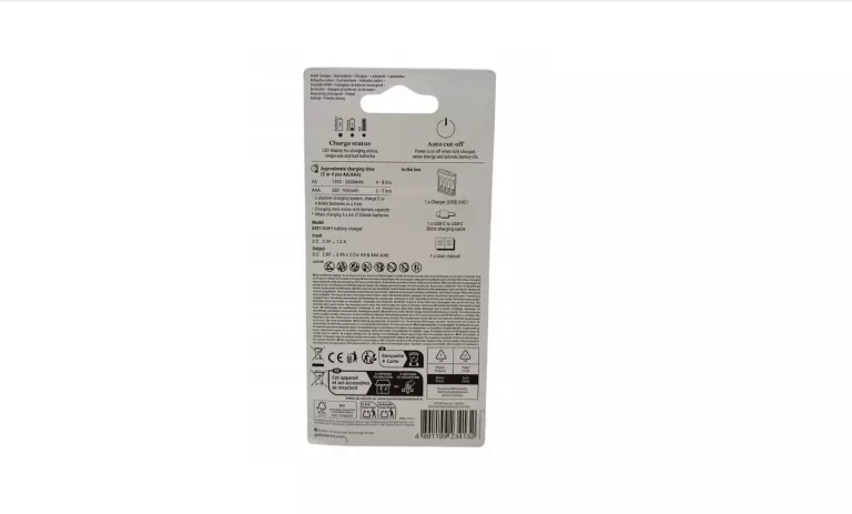 GP ŁADOWARKA USB DO AKUMULATORKÓW NIMH 4X AAA/AA USB-C 2 KANAŁY ŁADOWANIA