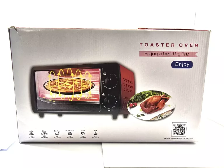 OPIEKACZ PIEKARNIK GRILL MINI ELEKTRYCZNY 10L MOCNY 600W REGUL. CZASU TEMP