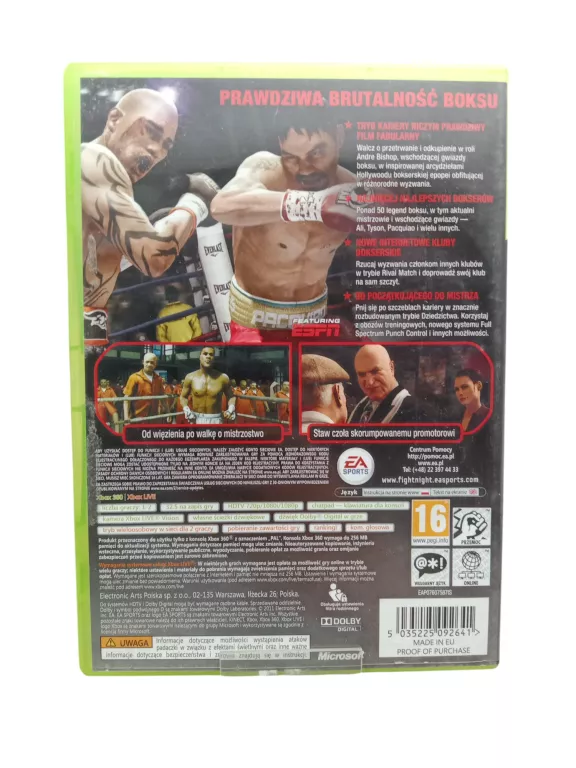 GRA NA XBOX 360 FIGHT NIGHT CHAMPION