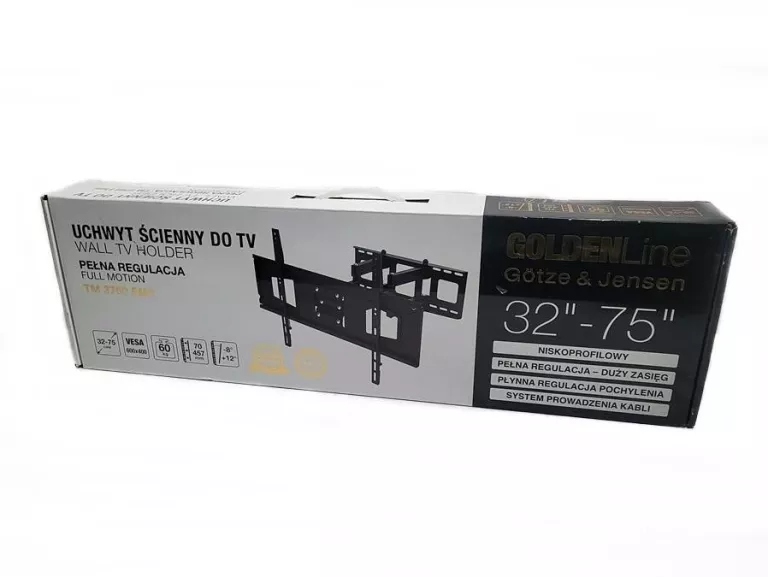 UCHWYT ŚCIENNY DO TV GOTZE & JENSEN GOLDEN LINE 32"-75" JAK NOWY