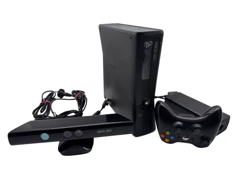KONSOLA XBOX 360 SLIM S CONSOLE 500GB MODEL 1439 + PAD + KINECT