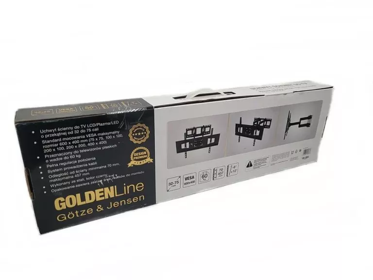 UCHWYT ŚCIENNY DO TV GOTZE & JENSEN GOLDEN LINE 32"-75" JAK NOWY