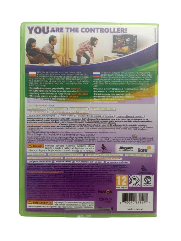 GRA NA XBOX 360 KINECT SPORTS