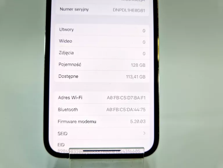 APPLE IPHONE 12 PRO | KONDYCJA 80% | 128GB | BIAŁY/SREBNY | GWR