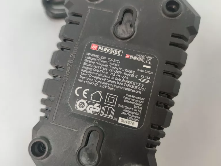 ŁADOWARKA PARKSIDE PLG 20 C1