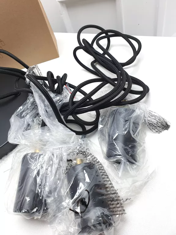 LAMPA WISZĄCA MAGNAR 3-W-1 Ś22XW220CM CZARNY PENDANT