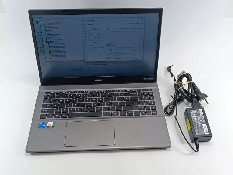 LAPTOP ACER EXTENSA 15 15,6 " INTEL CORE I5 16 GB / 512 GB SREBRNY