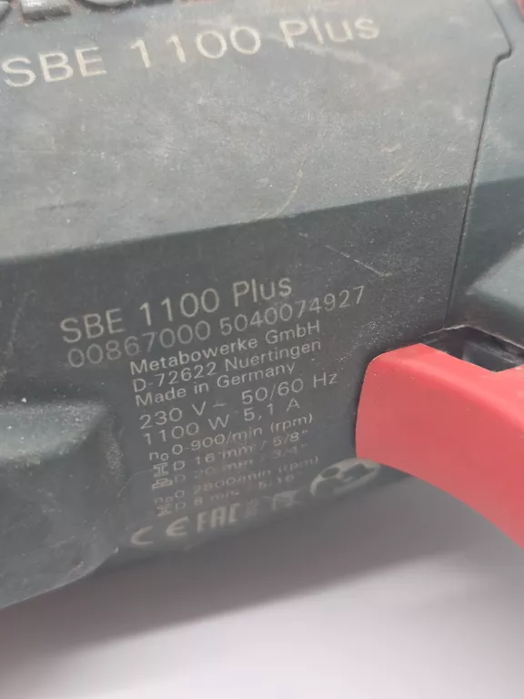 WIERTARKA SIECIOWA METABO SBE 1100 PLUS