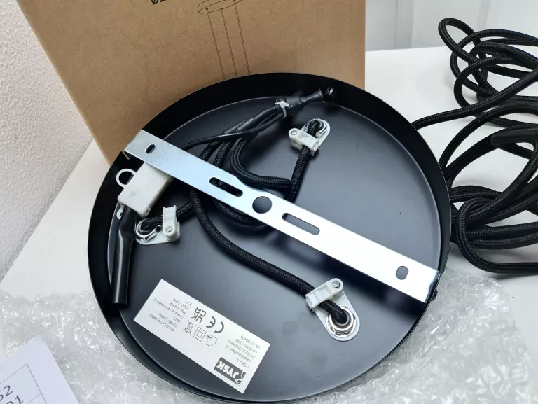LAMPA WISZĄCA MAGNAR 3-W-1 Ś22XW220CM CZARNY PENDANT