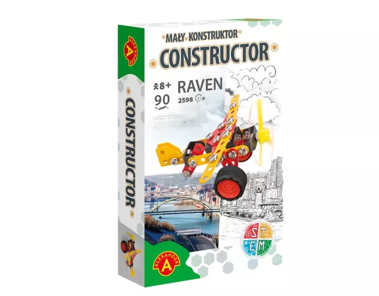 MAŁY KONSTRUKTOR. RAVEN ALEXANDER - TANIA KSIĄŻKA