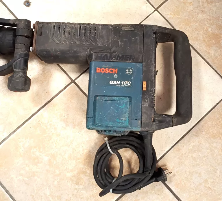 MŁOT UDAROWY BOSCH GSH 10 C WALIZKA (OPIS)!