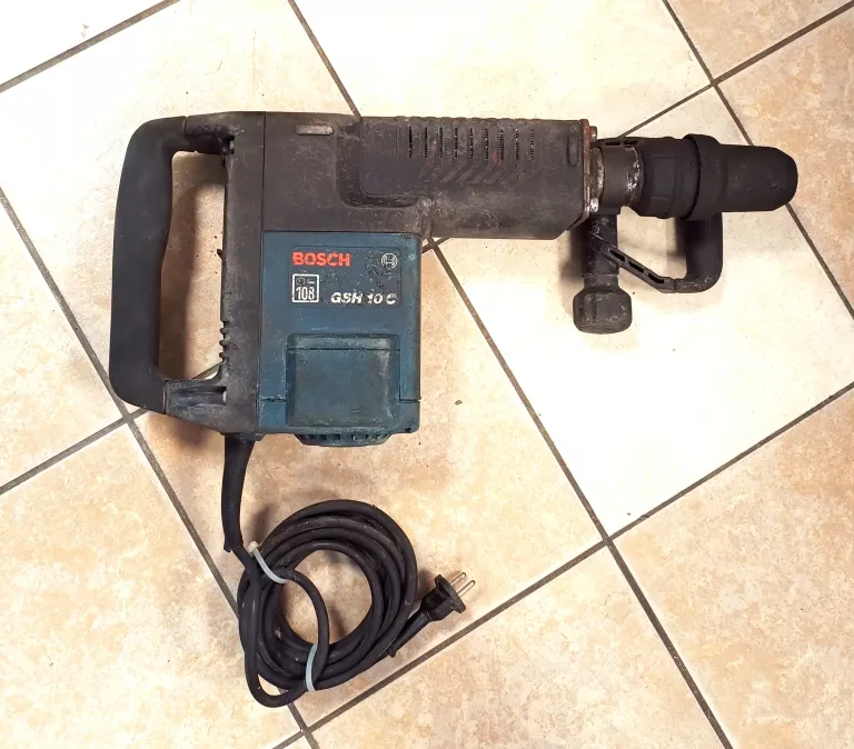 MŁOT UDAROWY BOSCH GSH 10 C WALIZKA (OPIS)!