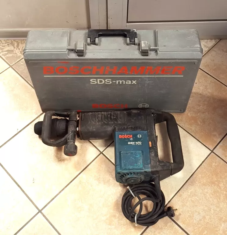 MŁOT UDAROWY BOSCH GSH 10 C WALIZKA (OPIS)!