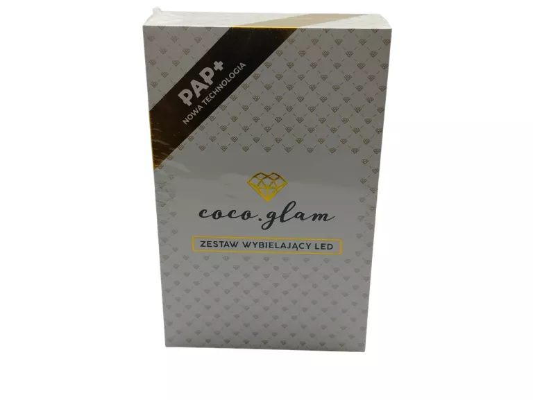 ZESTAW DO WYBIELANIA ZĘBÓW COCO GLAM LED PAP+