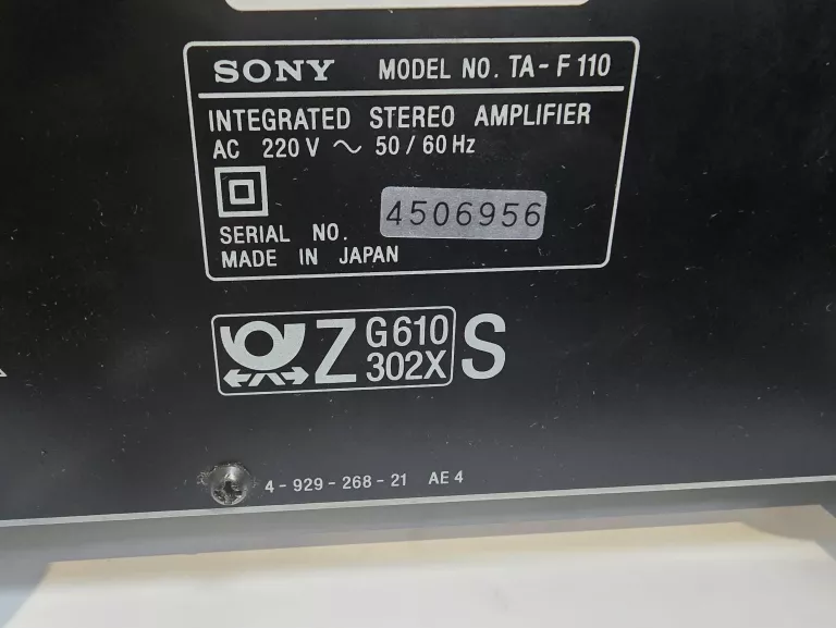 WZMACZNIACZ SONY TA-F110 / 2X40W