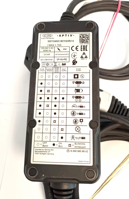 KABEL ŁADOWARKA MERCEDES DELPHI A0005838602/ETUI