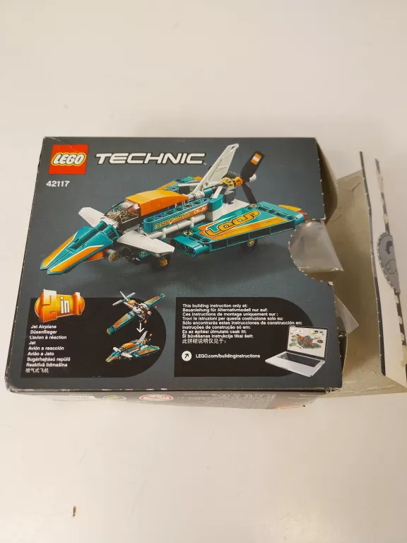 LEGO 42117 TECHNIC - SAMOLOT WYŚCIGOWY