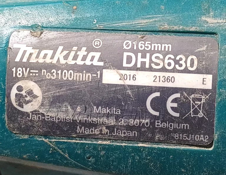PIŁA TARCZOWA MAKITA DHS630 BODY
