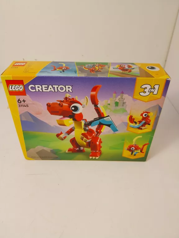 LEGO CREATOR 3 W 1 31145 CZERWONY SMOK