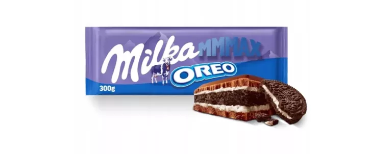CZEKOLADA MILKA DUŻA MLECZNA MMMAX OREO Z CIASTECZKAMI OREO 300 G