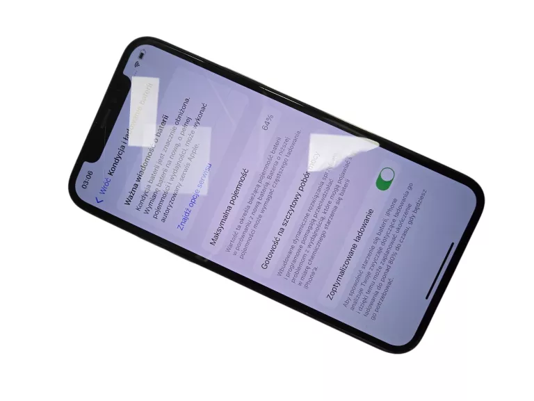 TELEFON TELEFON IPHONE 11 PRO 64GB 64% BATERIA DO WYMIANY