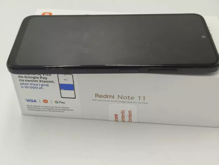 TELEFON XIAOMI REDMI NOTE 11 4/128 WYPALONY EKRAN