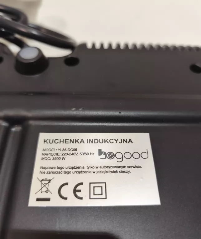 PŁYTA INDUKCYJNA DWUSTANOWISKOWA BEGOOD YL35-DC05