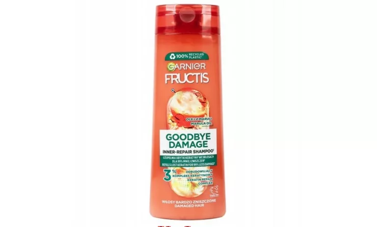 SZAMPON WZMACNIAJĄCY GARNIER FRUCTIS GOODBYE DAMAGE ZNISZCZONE WŁOSY