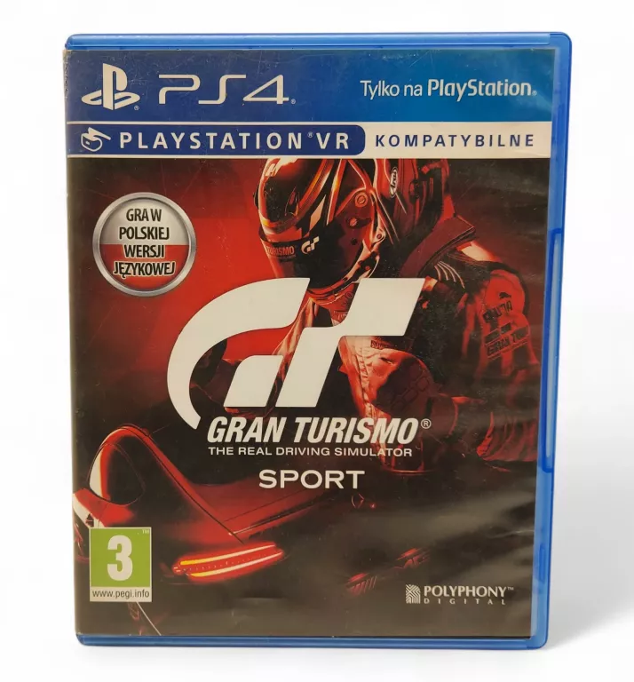 GRA PS4 GRAN TURISMO SPORT PL