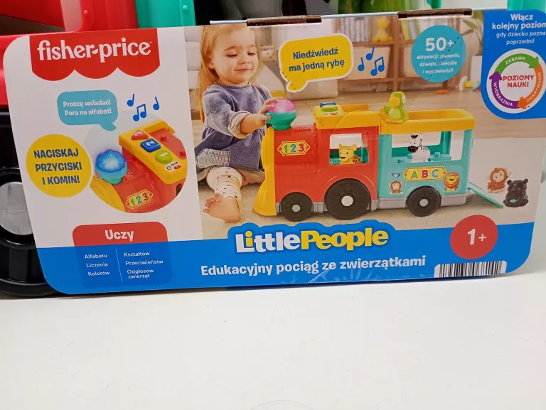 FISHER-PRICE LITTLE PEOPLE POCIĄG ZE ZWIERZĄTKAMI