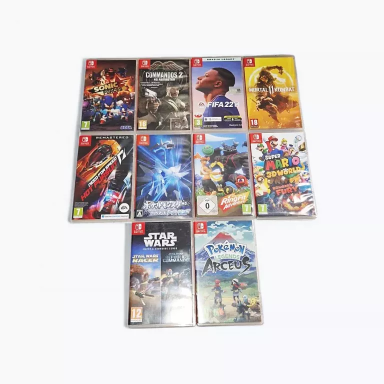 KONSOLA NINTENDO SWITCH HAC-001 + GRY + AKCESORIA
